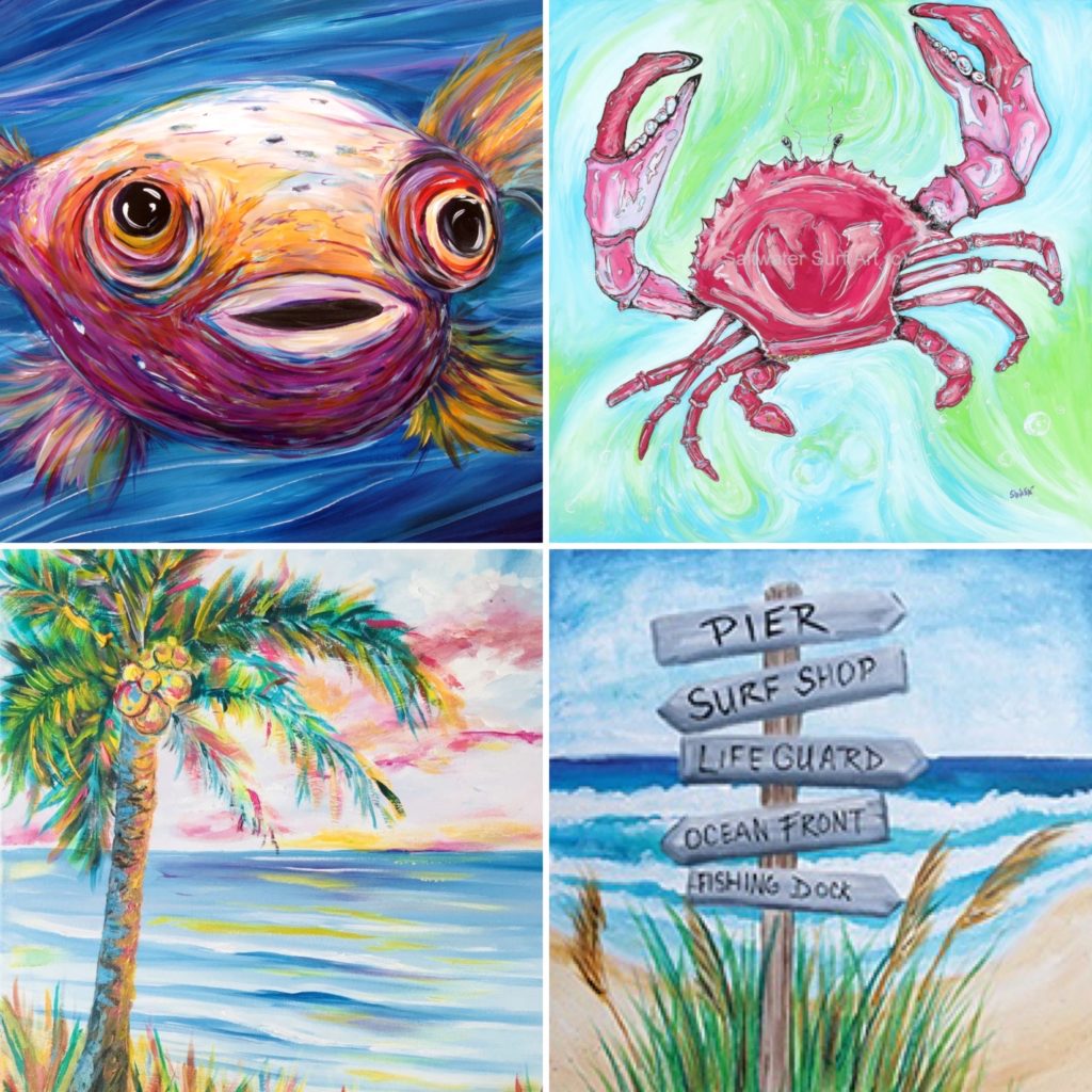 Summer Sip at Home Kits! Choose your own painting, Porch Pick