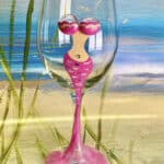 Mermaid Wine Glass Paint Night at Crush and Grind