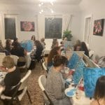 Dottie’s Private Paint Night, Black and Gold