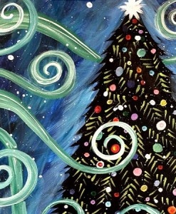 Christmas Sonata | Sip and Paint Carolina Beach