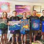 Paint Night at Check Six Brewing in Southport, NC